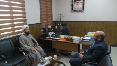 مدیر ستاد اقامه نماز استان سمنان با مدیر کل دفتر بررسی عملکرد، بازرسی و حقوقی استانداری دیدار کرد