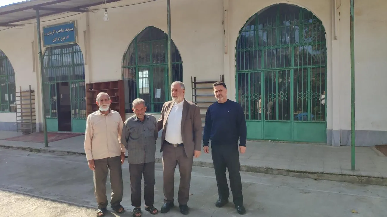 بازدید از مسجد صاحب الزمان شهر قرق