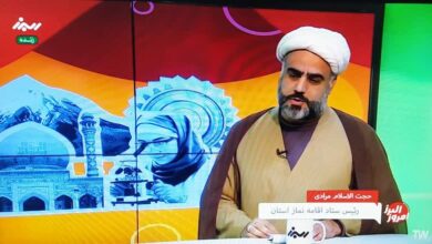 حضور مدیر ستاد اقامه نماز استان البرز در برنامه تلویزیونی امروز البرز