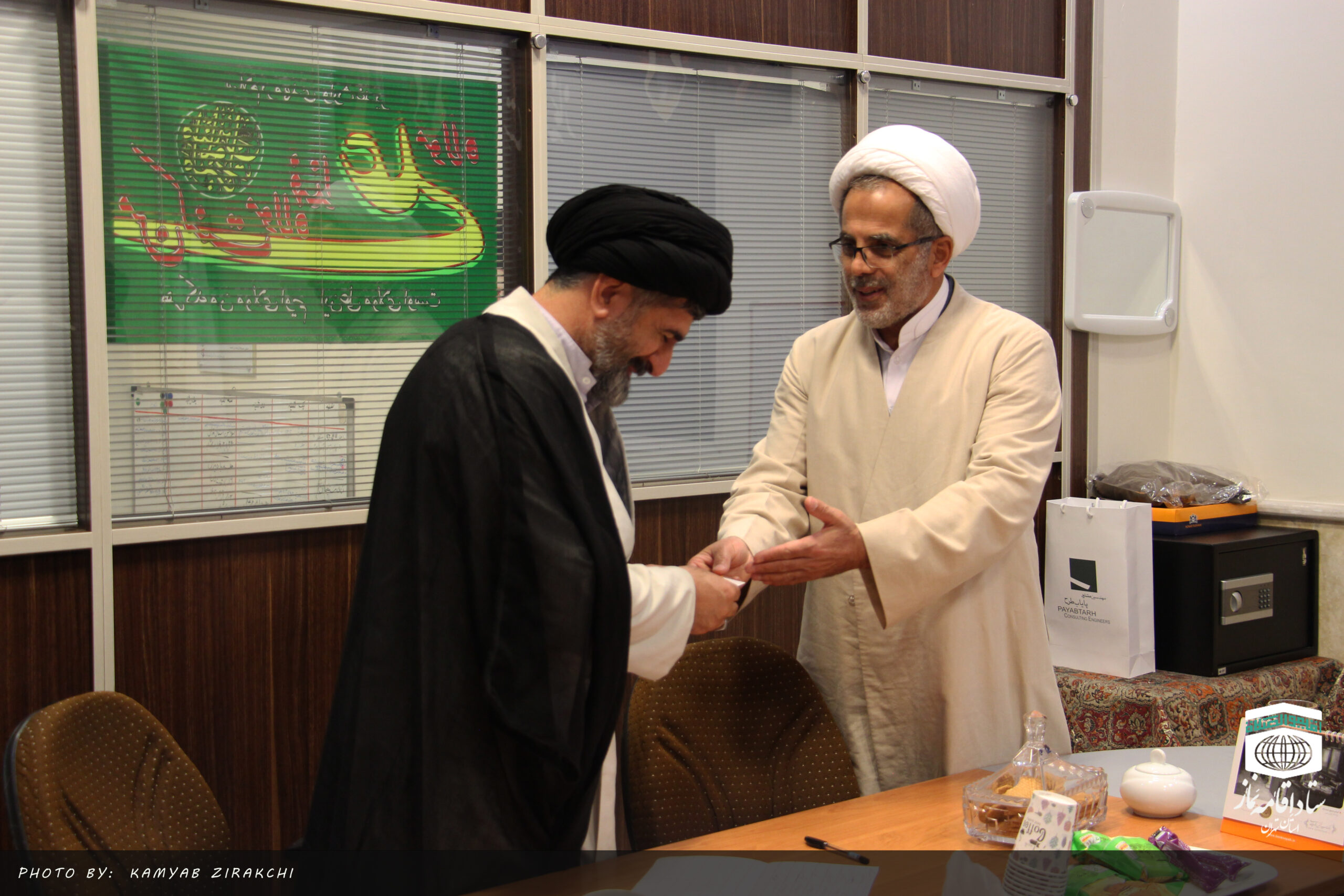 دیدار دبیر اقامه نماز شهرستان ورامین با مدیر اقامه نماز استان تهران