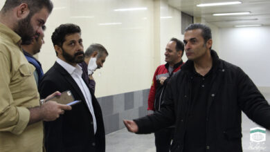بازدید از نماز خانه ایستگاه مترو محمد شهر (ماهدشت)