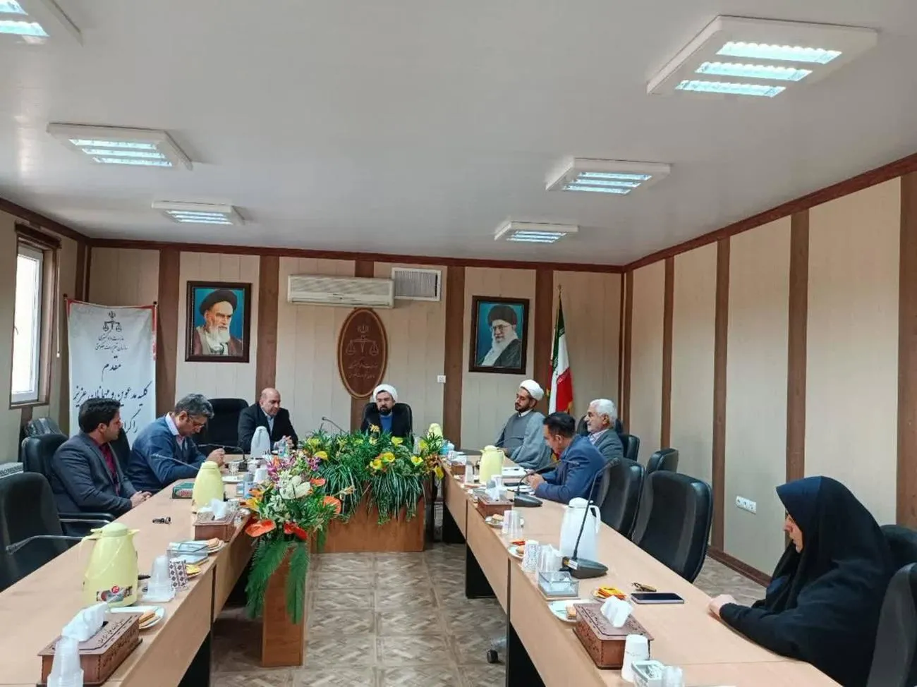 جلسه شورای اقامه نماز اداره کل تعزیرات حکومتی استان سمنان برگزار شد