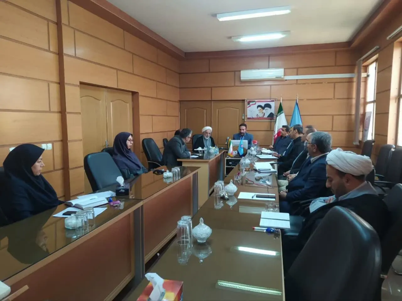 جلسه شورای اقامه نماز مرکز فنی حرفه ای استان کرمانشاه برگزار گردید