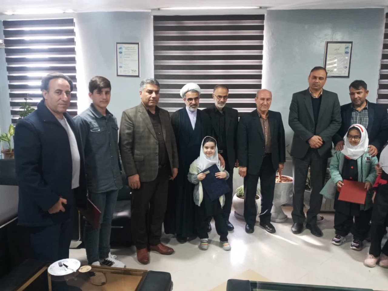 مراسم جشن تکلیف فرزندان کارکنان آزمایشگاه فنی مکانیک خاک استان ایلام برگزار شد