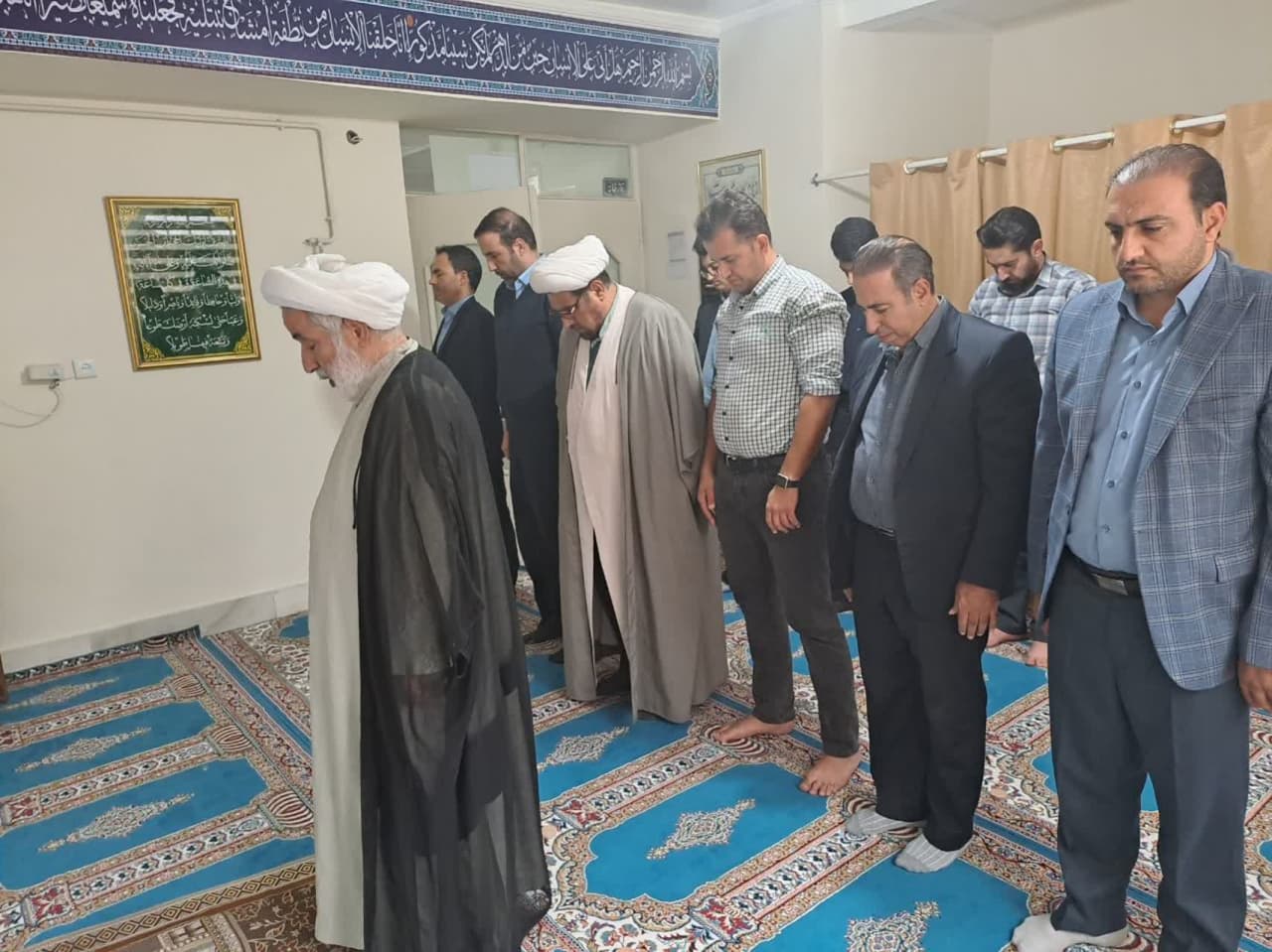جلسه شورای اقامه نماز اداره کل آزمایشگاه فنی و مکانیک خاک کرمانشاه برگزار شد-3