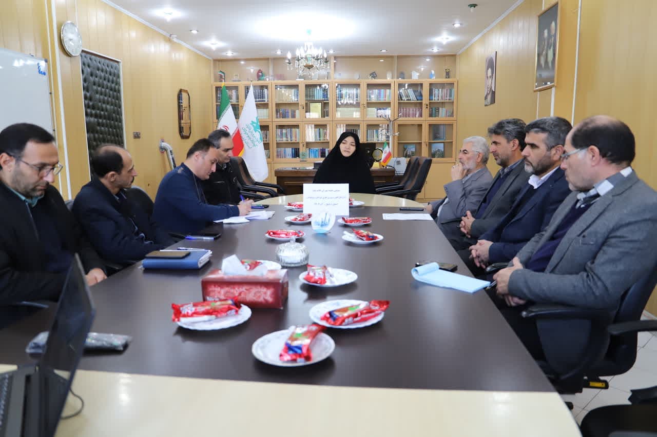 جلسه شورای اقامه نماز کانون پرورش فکری استان اردبیل