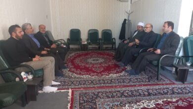 دیدار مدیر ستاد اقامه نماز با مدیر مرکز بزرگ اسلامی دیواندره