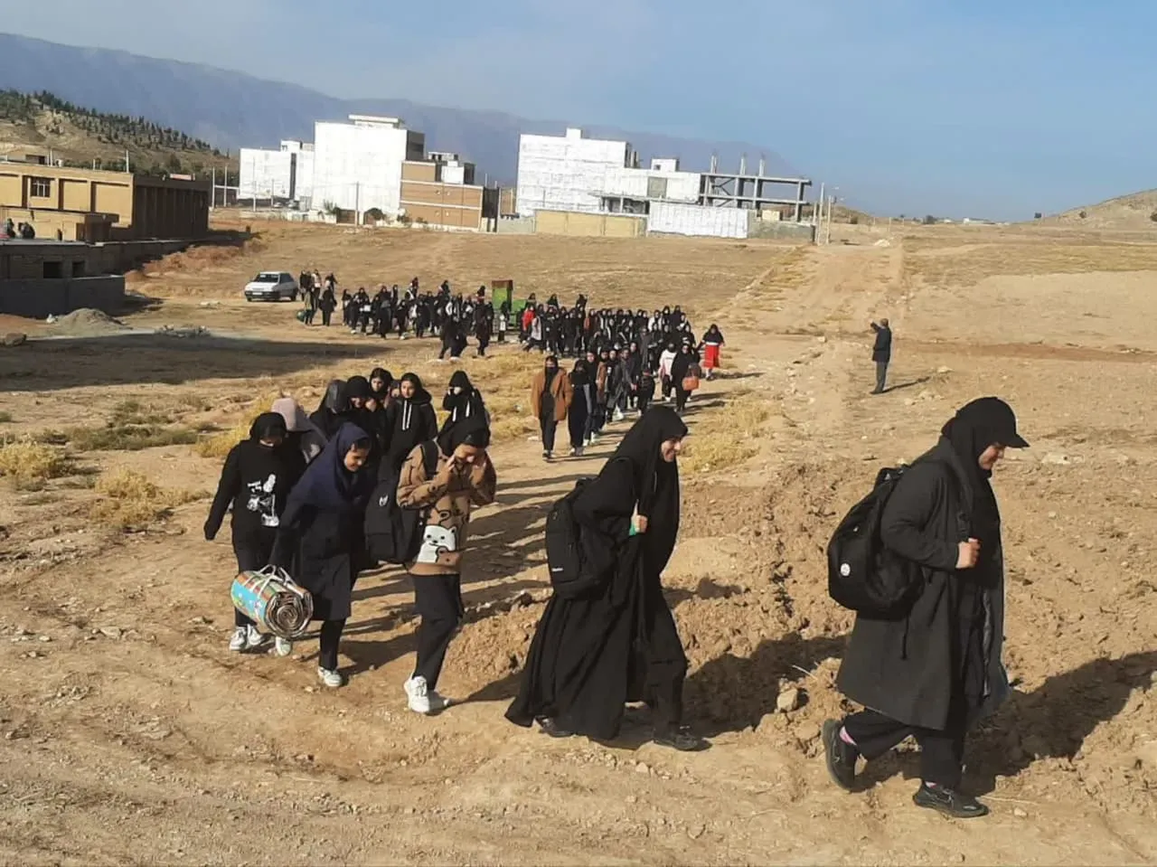اردو نمازی در شهرستان بدره برگزار شد