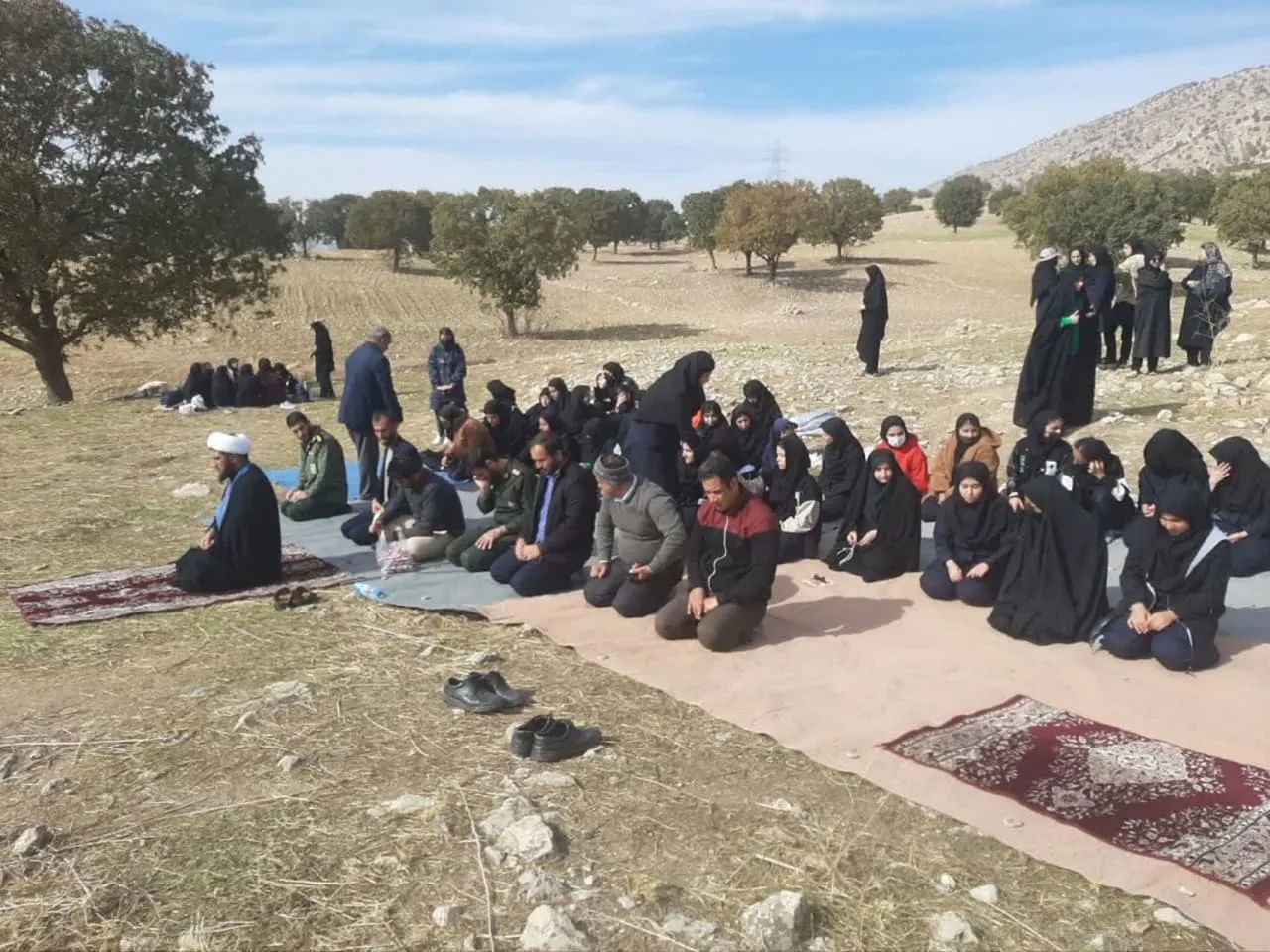 اردو نمازی در شهرستان بدره برگزار شد