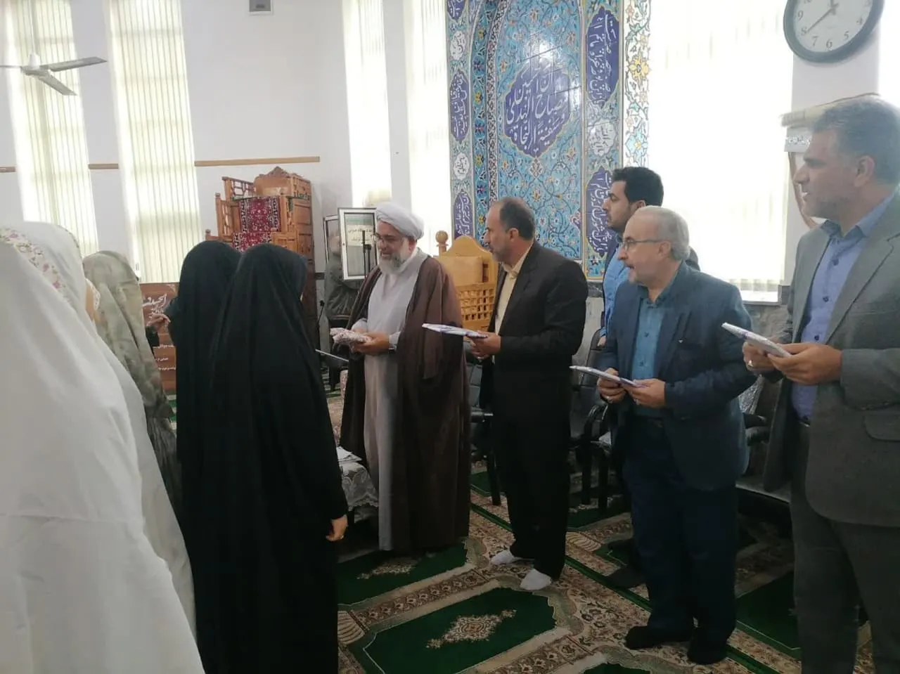 گفتمان دانش آموزی با موضوع نماز در حسینیه اعظم آزادشهر