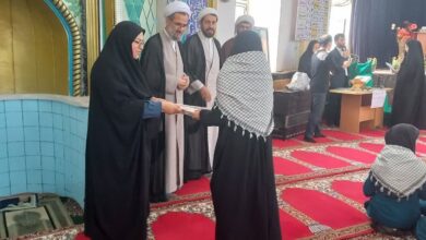 اجلاس شهرستانی نماز ویژه مدارس در مسجد جامع شهر نوکنده