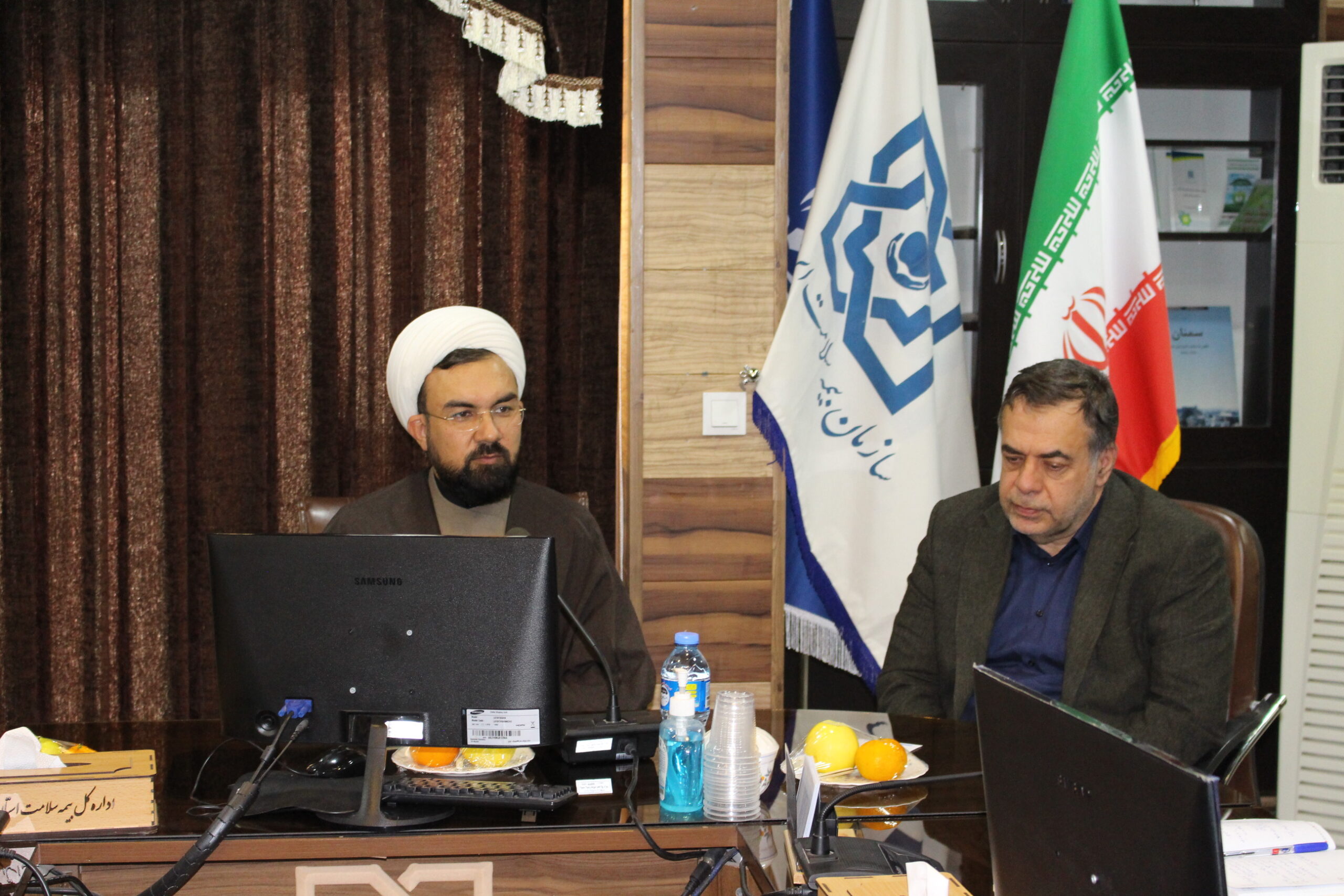 جلسه شورای اقامه نماز اداره کل بیمه سلامت استان سمنان برگزار شد