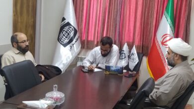 دیدار رئیس انجمن اسلامی دانش آموزی استان البرز با مدیر ستاد اقامه نماز