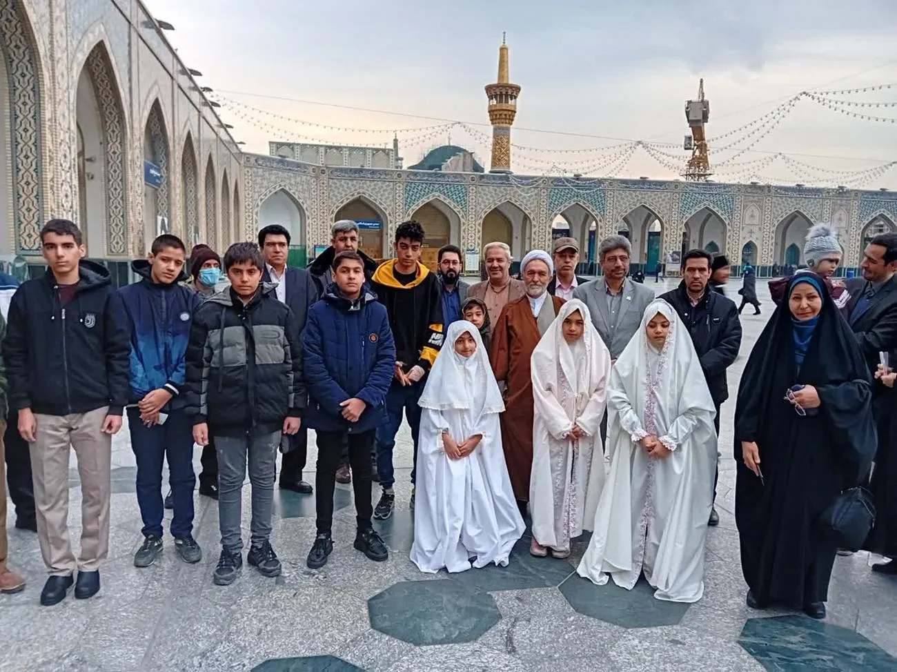 جشن تکلیف فرزندان اداره کار و رفاه اجتماعی خراسان رضوی در حرم مطهر رضوی برگزار شد