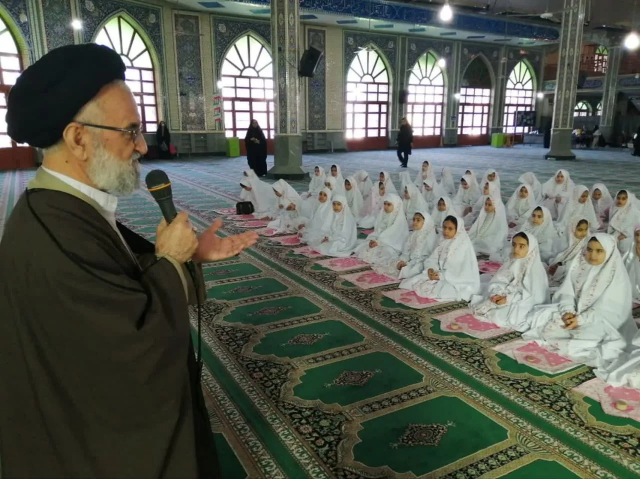 جشن عبادت دانش آموزان مدرسه حضرت فاطمه(س) علی آباد کتول
