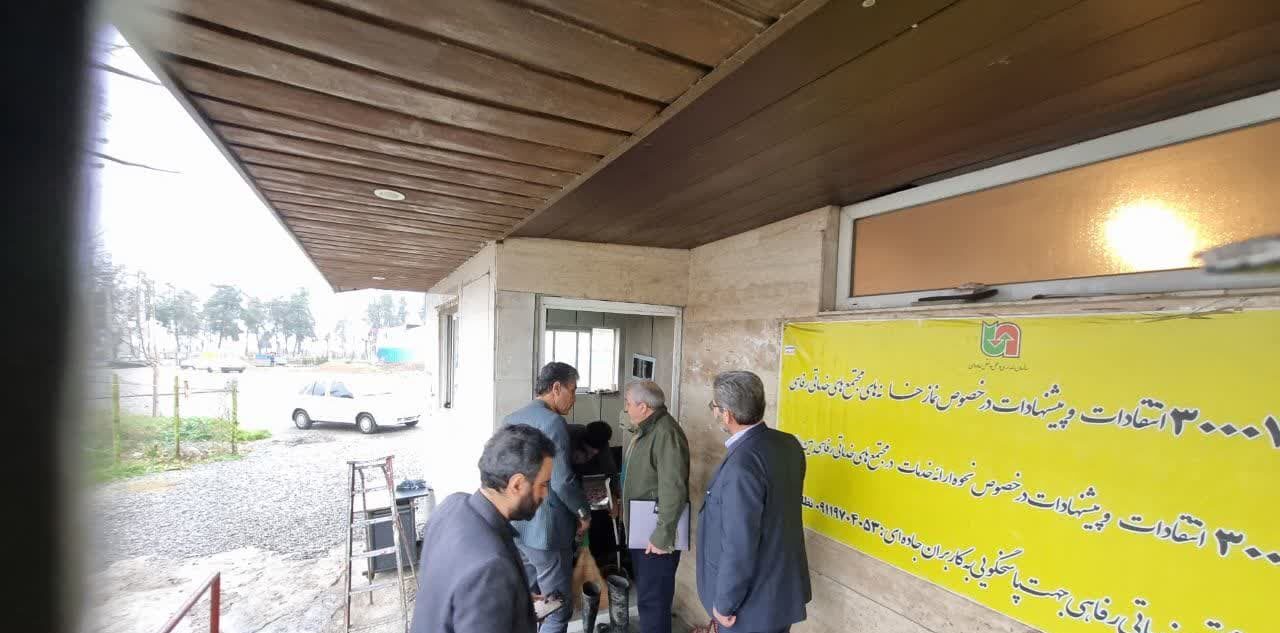 بازدید از اماکن بین راهی اقامه نماز در شرق و غرب گلستان