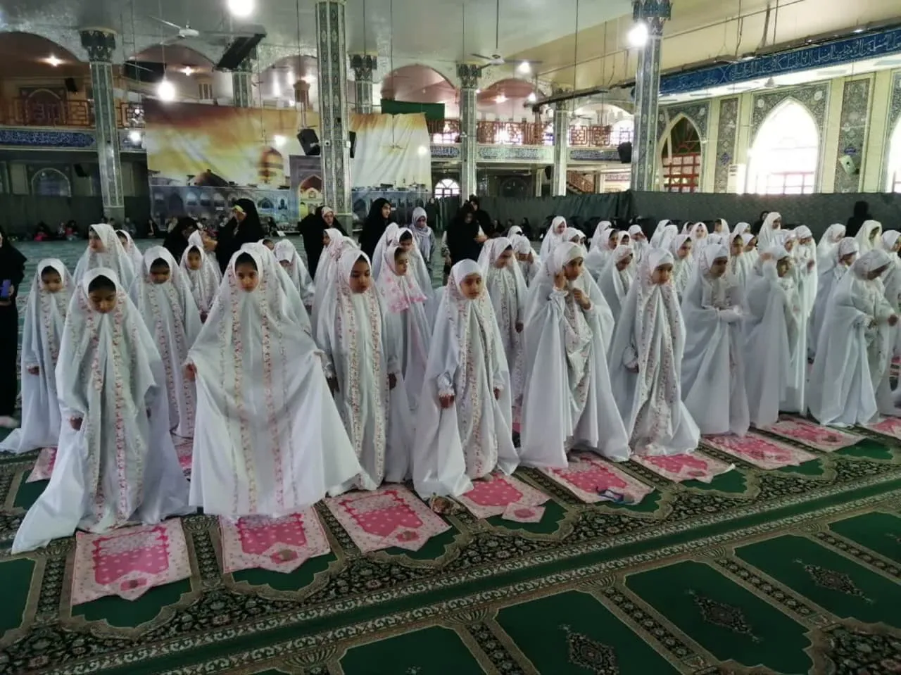 جشن عبادت دانش آموزان مدرسه حضرت فاطمه(س) علی آباد کتول