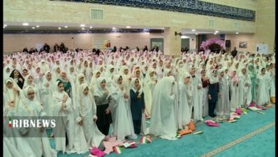 جشن عبادت و بندگی دختران دانش آموز در قم