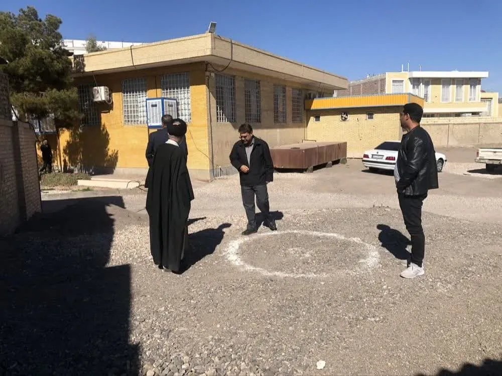بازدید از محل احداث نمازخانه اداره صمت شهرستان رفسنجان