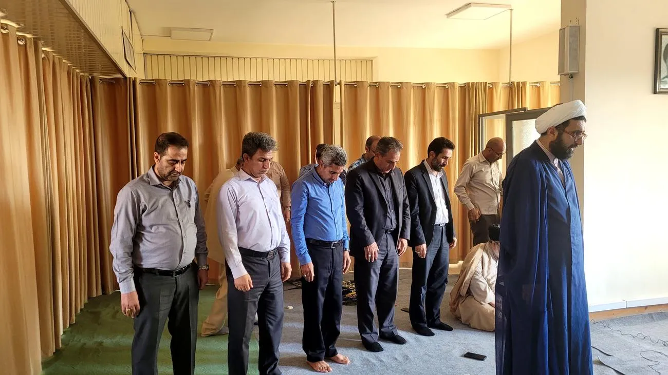 نمازخانه اداره کل راه آهن استان هرمزگان افتتاح شد