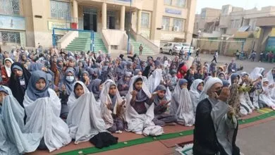 وقتی بچه های یک کانون مسجدی نماز باران می خوانند