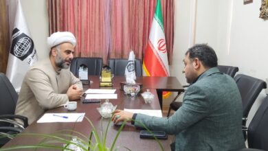 دیدار رئیس سازمان فرهنگی شهرداری کرج با مدیر ستاد اقامه نماز