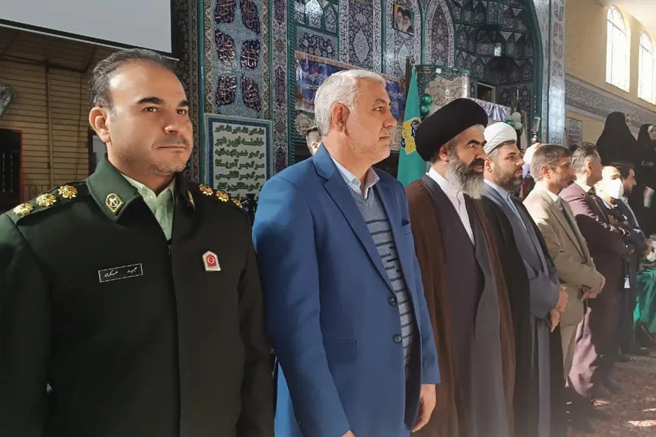 مراسم جشن عبادت 1600 دانش آموز دختر ناحیه یک آموزش و پرورش شهرستان بهارستان