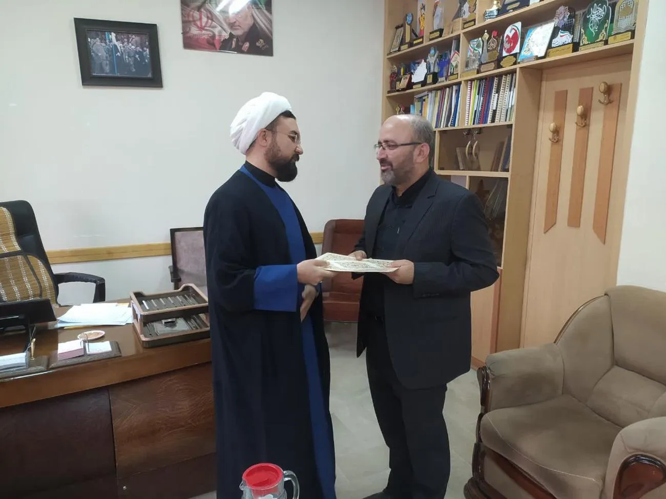 دیدار مدیر ستاد اقامه نماز استان با مدیر کل سیاسی امنیتی و اجتماعی استانداری سمنان