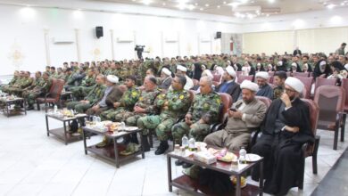 اجلاس نماز یگان های قرارگاه منطقه ای شمال شرق کشور در تالار ثامن مشهد با حضور آیت الله علم الهدی نماینده ولی فقیه و امام جمعه مشهد، مدیر ستاد اقامه نماز استان و فرماندهان ارتش سه شنبه دهم بهمن ماه برگزار شد