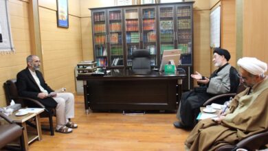مدیر ستاد اقامه نماز استان قزوین با رئیس دادگستری استان دیدار کرد
