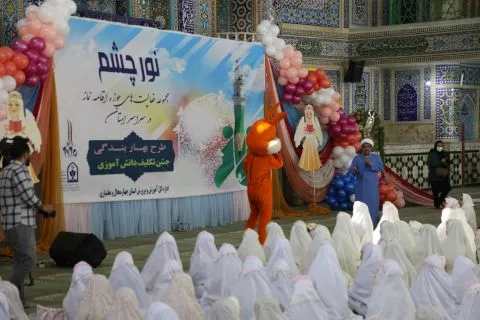 گزارش تصویری از جشن تکلیف هزار دانش آموز دختر در شهرکرد