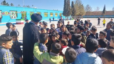 حضور مدیر ستاد اقامه نماز استان یزد در مدرسه شهید رجایی بخش اِردیِ شهرستان ابرکوه
