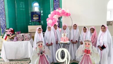 جشن تکلیف دانش آموزان دختر روستای راژان ارومیه برگزار شد