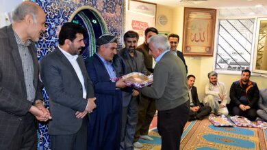 مراسم تجلیل از برگزیدگان فعال نمازی سال ۱۴۰۲ اداره کل تامین اجتماعی استان