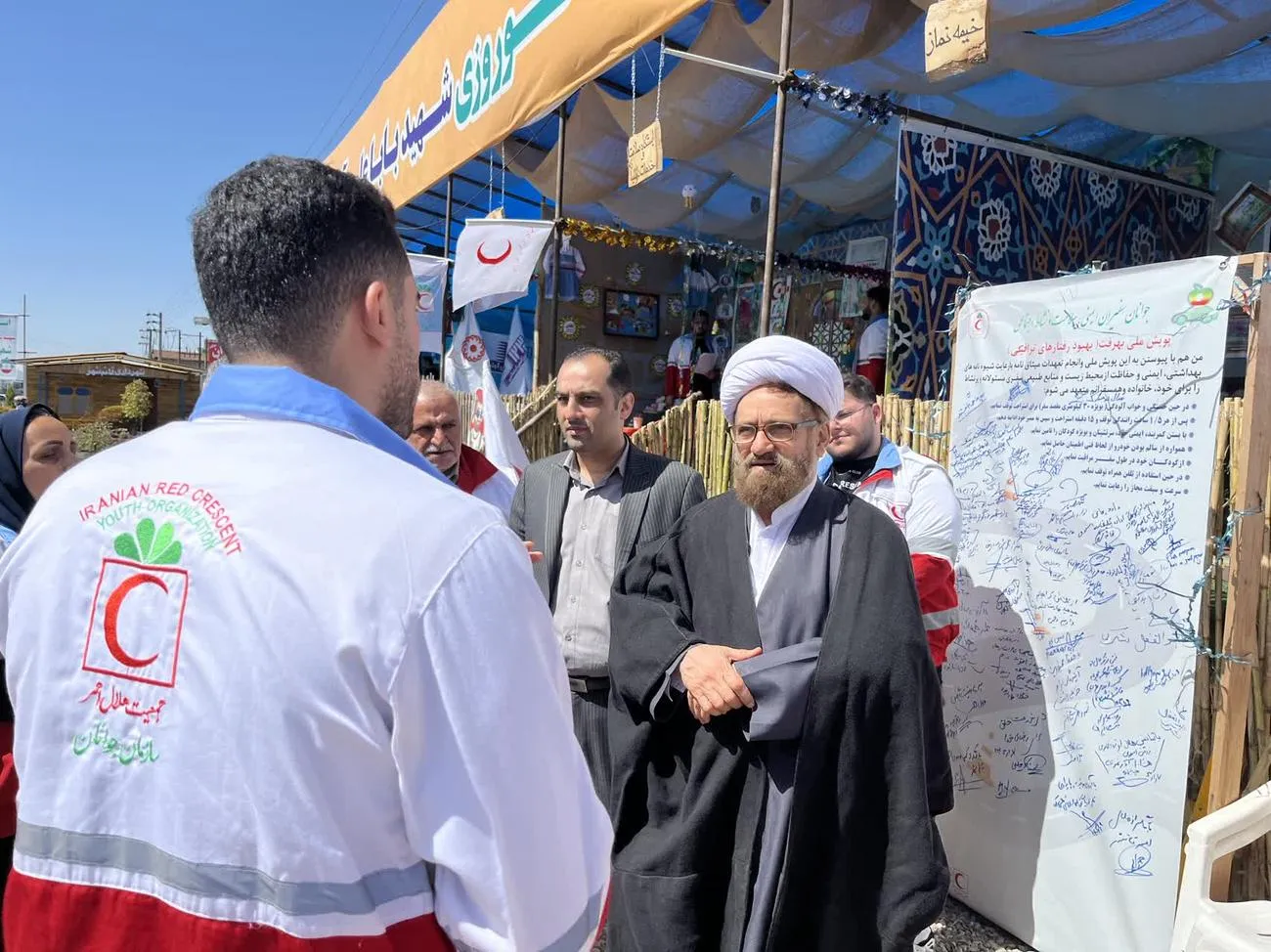 بازدید مدیر ستاد اقامه نماز مازندران از نمازخانه های بین راهی
