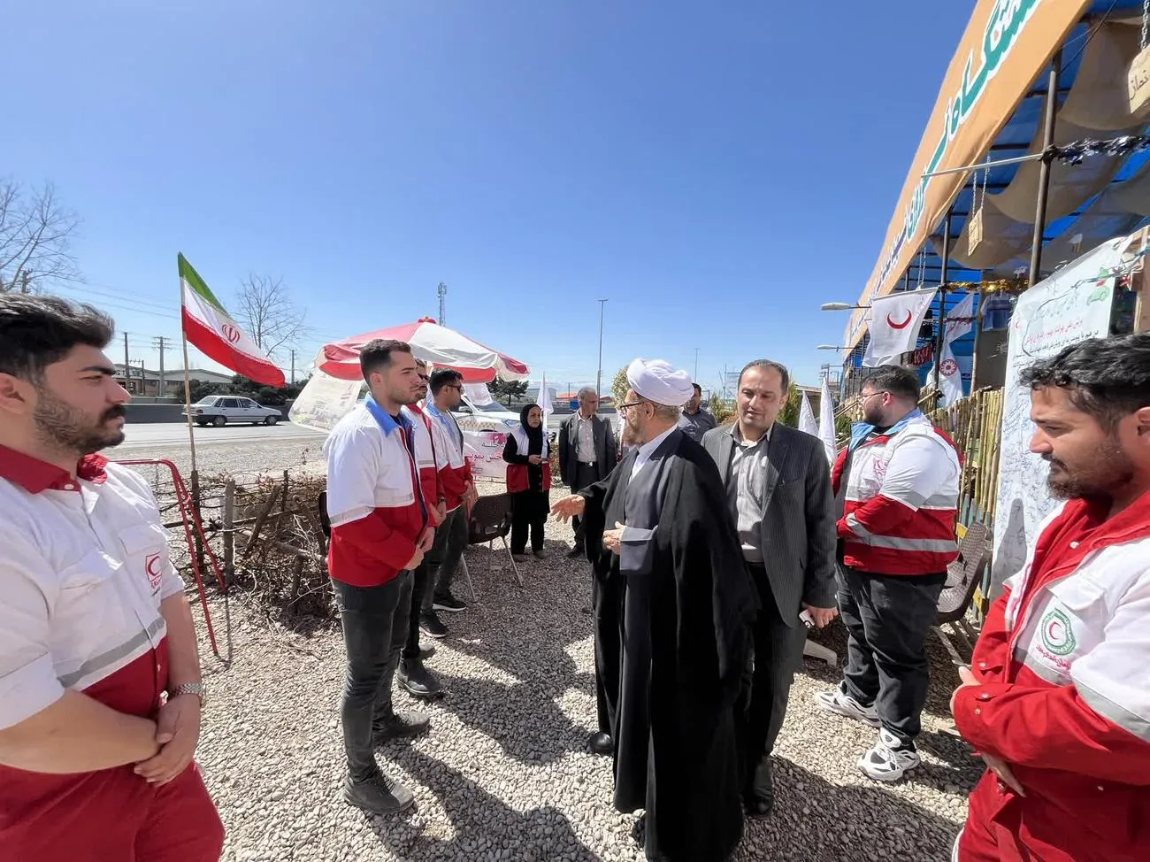 بازدید مدیر ستاد اقامه نماز مازندران از نمازخانه های بین راهی