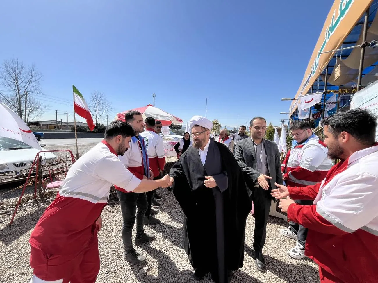 بازدید مدیر ستاد اقامه نماز مازندران از نمازخانه های بین راهی
