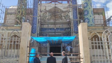 از مسجد و نمازخانه‌های پایانه مرزی مهران بازدید شد