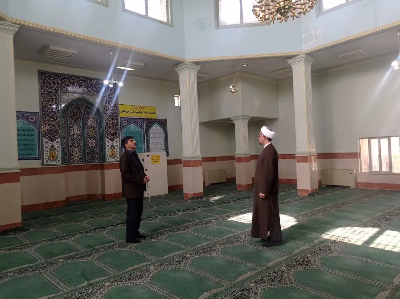 بازدید از اماکن اقامه نماز استان قم در نوروز 1403