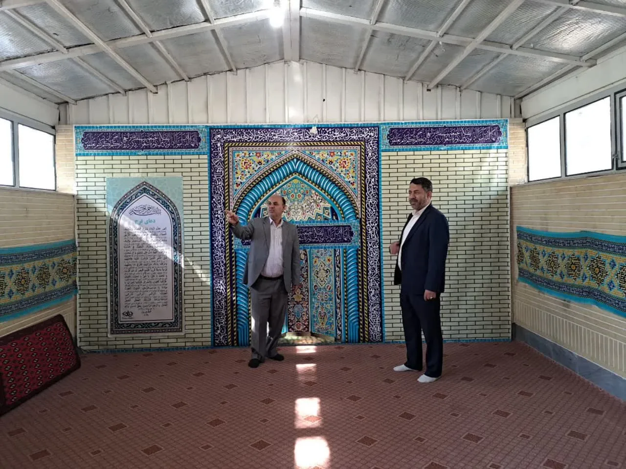 بازدید از اماکن اقامه نماز استان قم در نوروز 1403