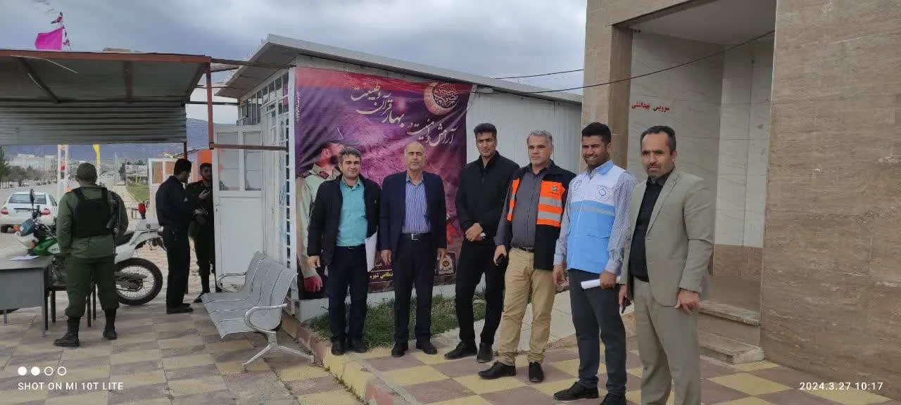 از مساجد و نماز خانه ها ی پارکها و راههای مواصلاتی شهرستان گیلان غرب بازدید بعمل آمد-6