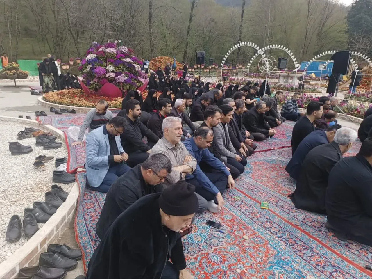 اقامه نماز جماعت در محور ناهارخوران گرگان