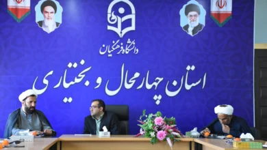 جلسه شورای اقامه نماز دانشگاه فرهنگیان چهارمحال و بختیاری برگزار شد