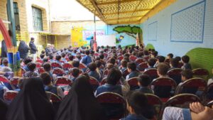 نشست دانش آموزی نماز در مدرسه غیر دولتی ملاصدرا یک کاشان برگزار شد