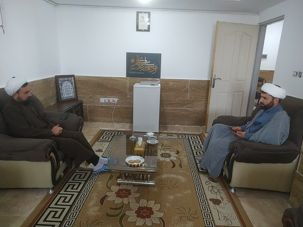 دیدار معاون تهذیب حوزه های علمیه برادران استان سمنان با مدیر ستاد اقامه نماز استان