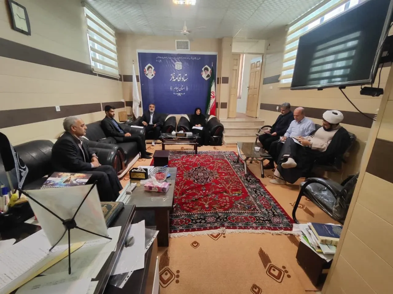 جلسه هیئت ارزیابی عملکرد اقامه نماز دستگاههای اجرایی استان ایلام برگزار شد