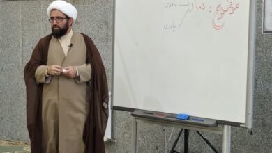 نشست معارف نماز در دانشگاه آزاد اسلامی شهرستان تفرش برگزار شد