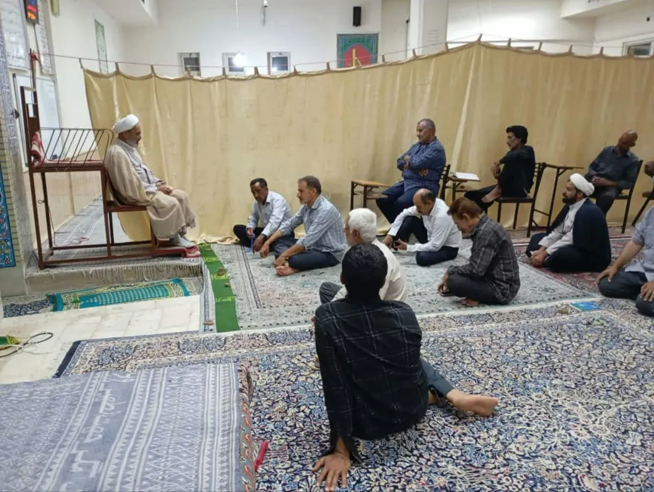 بازدید از مسجد صاحب الزمان شهرستان بروات بم