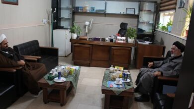 مدیر ستاد اقامه نماز با رئیس عقیدتی سیاسی لشگر ۱۶ زرهی قزوین دیدار کرد