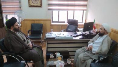 دیدار مدیر ستاد اقامه نماز استان سمنان با مشاور استاندار در امور روحانیت